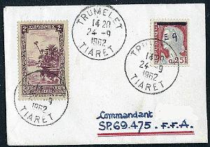 Lettre Commandant Schmitt 02- Trumelet- Tiaret